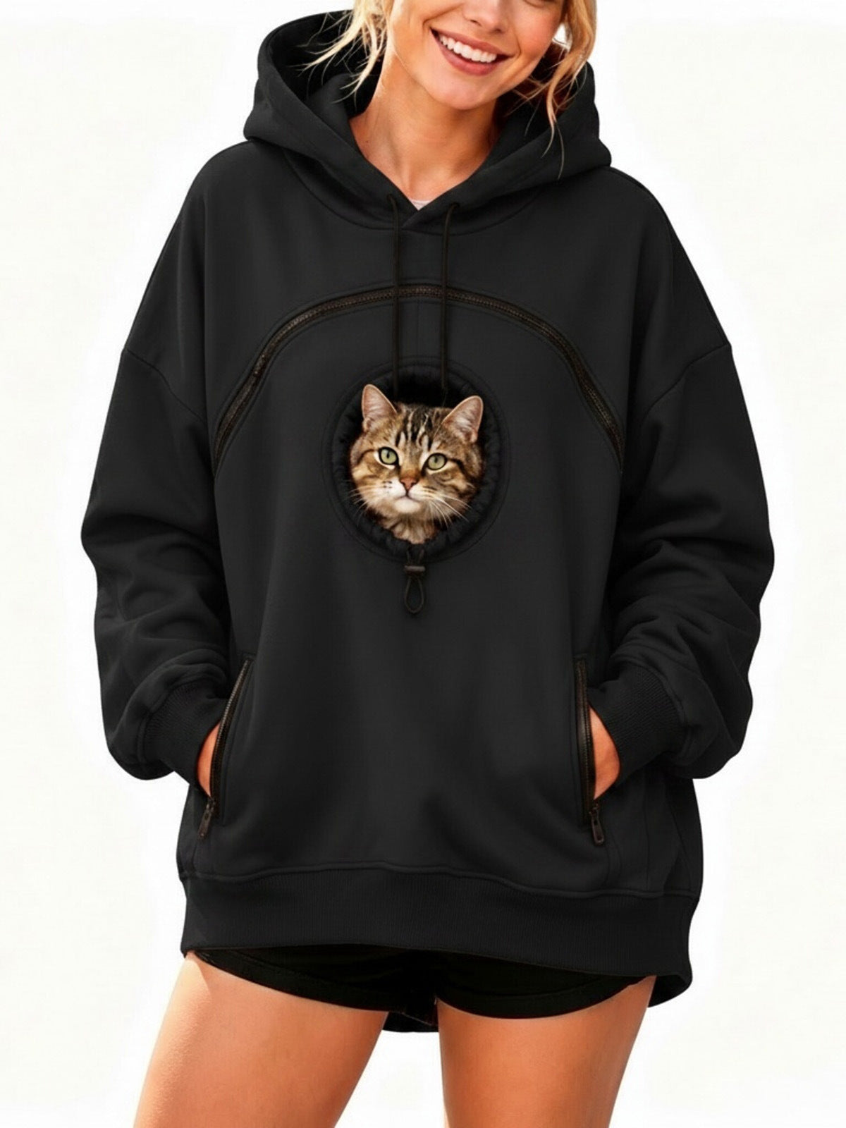 Cat Pouch Hoodie