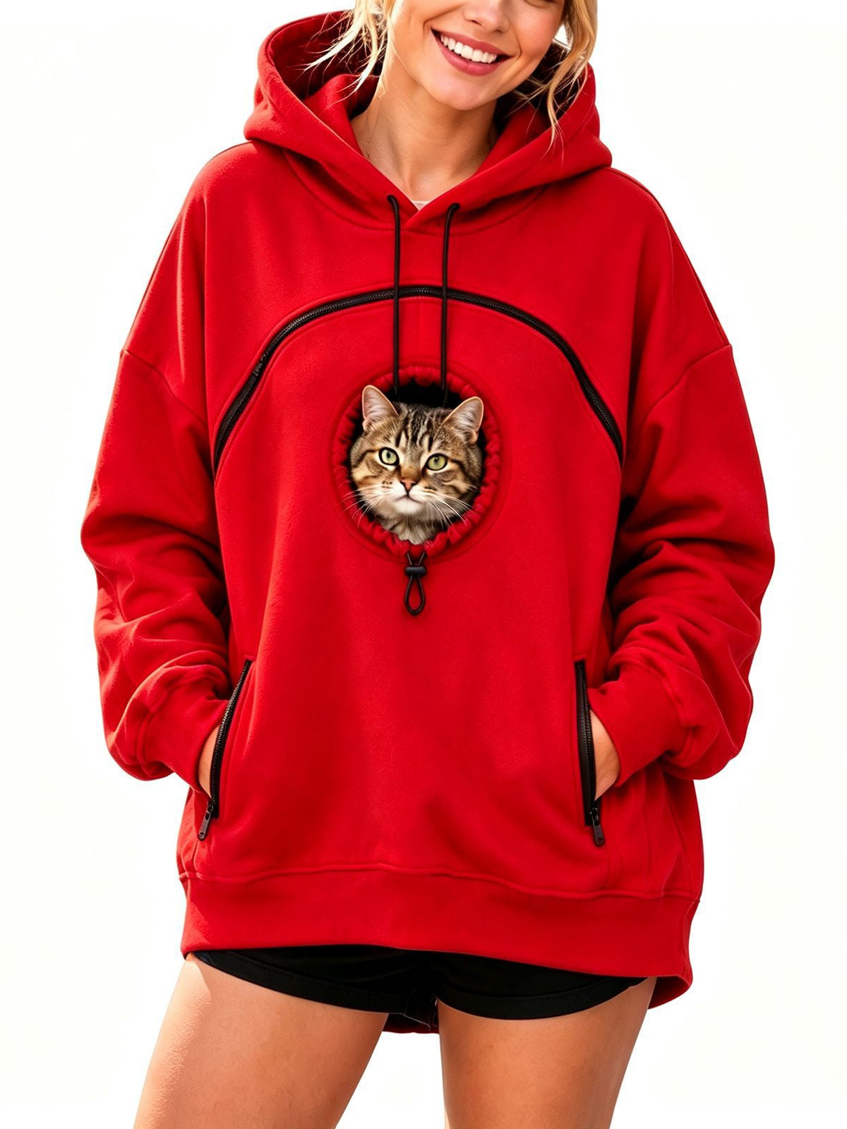 Cat Pouch Hoodie