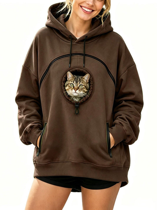 Cat Pouch Hoodie