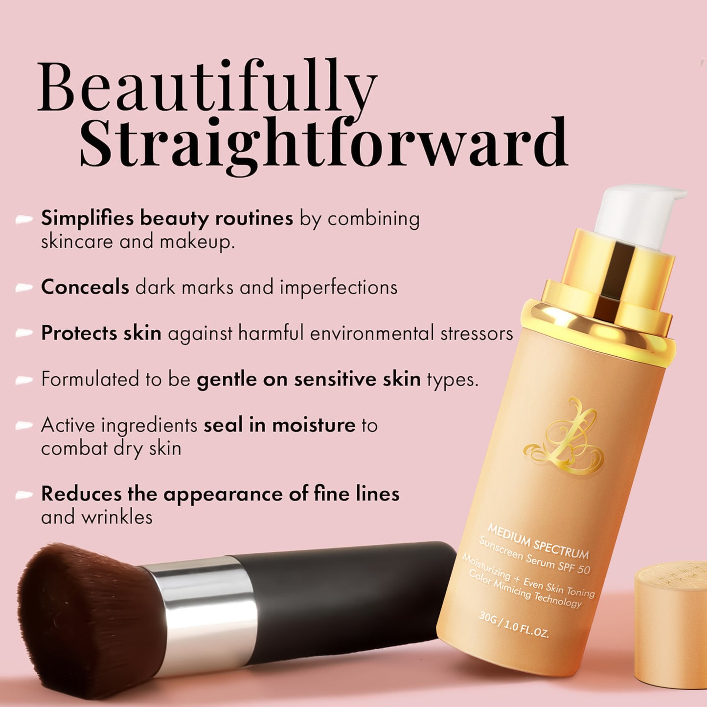 Color adjusting foundation