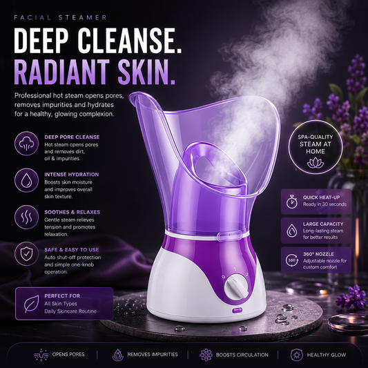 Facial Steamer with Aromatherapy Function