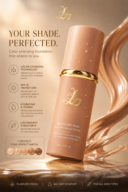 Color adjusting foundation