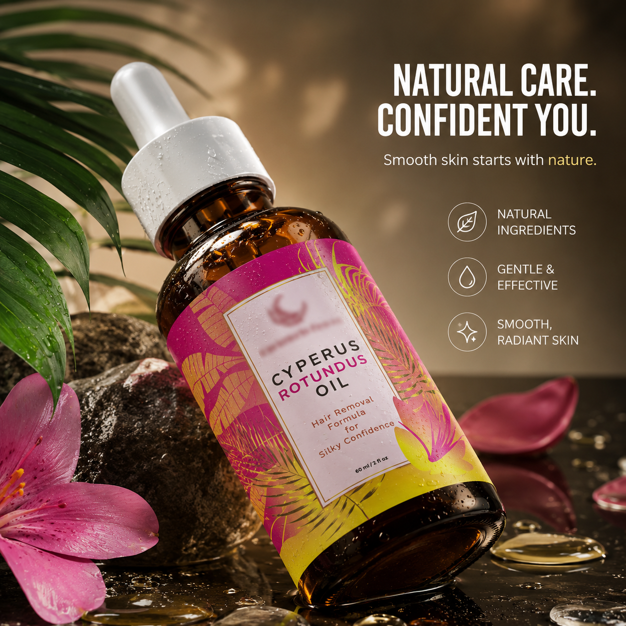 Cyperus Rotundus Oil Moisturizing Skin Care