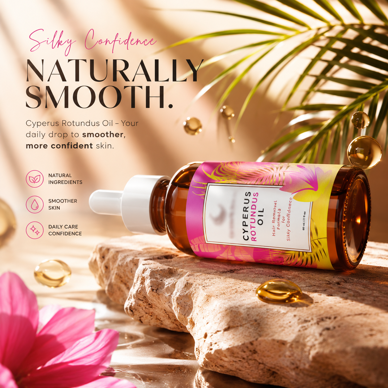 Cyperus Rotundus Oil Moisturizing Skin Care