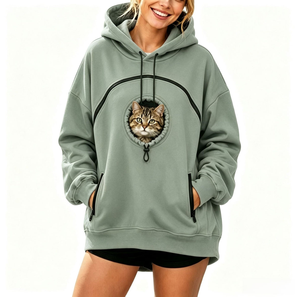 Cat Pouch Hoodie