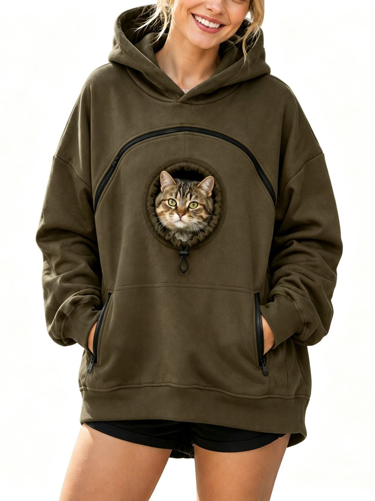 Cat Pouch Hoodie