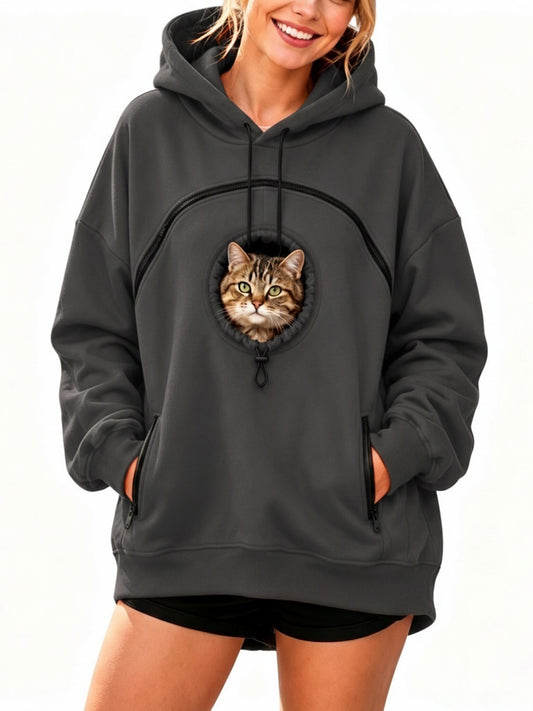 Cat Pouch Hoodie